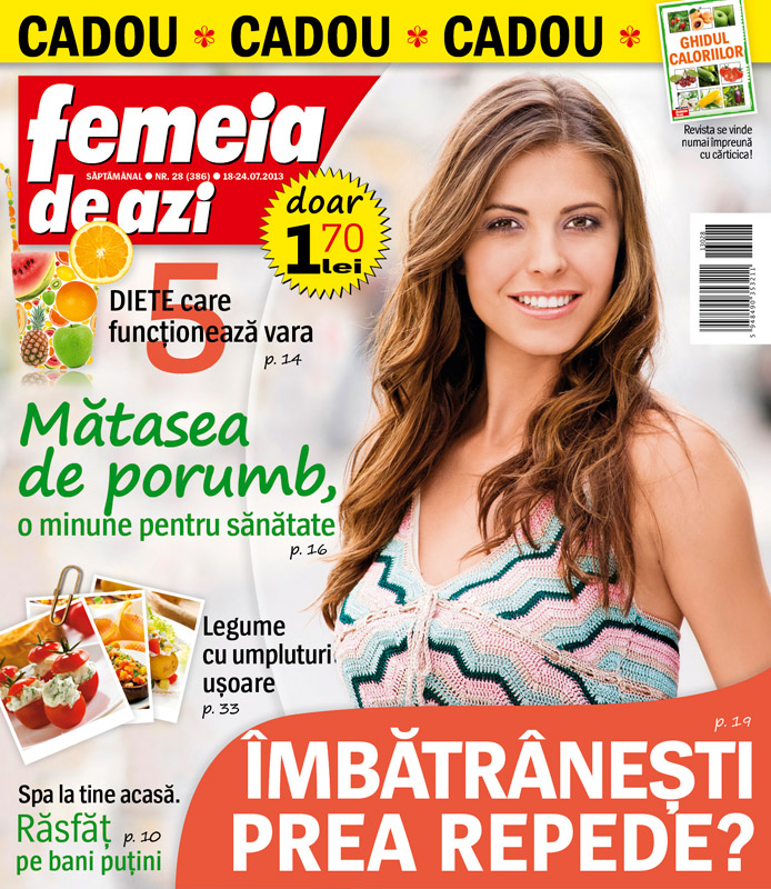 Revista Femeia de azi ~~ 5 diete care functioneaza vara ~~ 18 Iulie 2013
