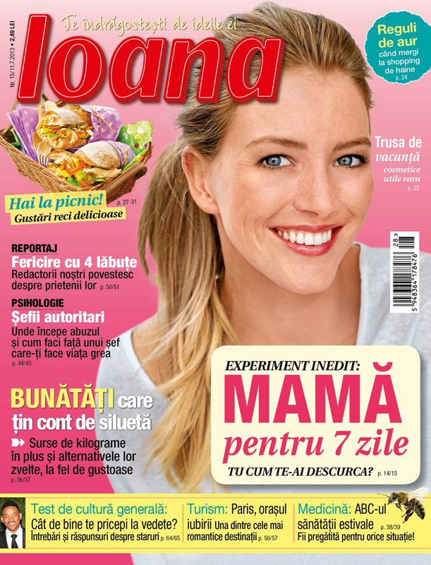 Revista Ioana ~~ Hai la picnic! Gustari reci delicioase ~~ nr 15, 11 Iulie 2013