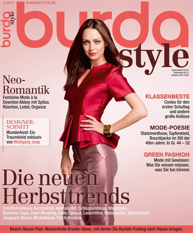 Revista Burda Style Germania ~~ August 2013