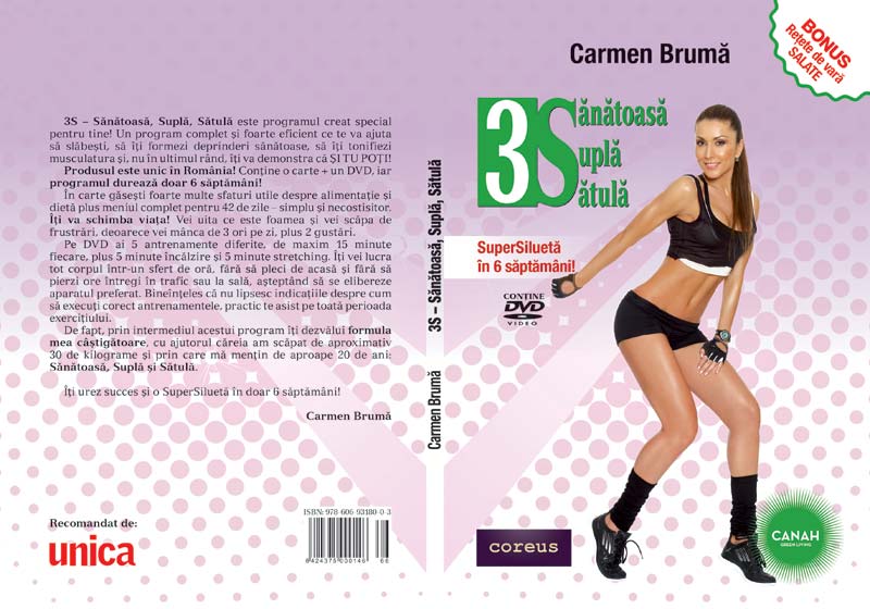 Cartea 3S, de Carmen Bruma ~~ impreuna cu revista Unica de August 2013 ~~ pret: 20 lei