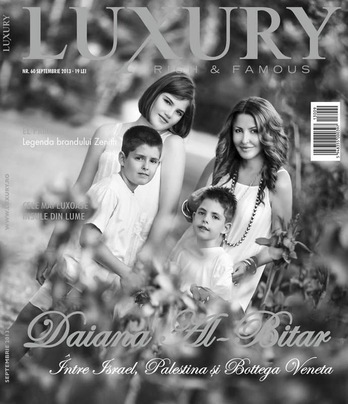 Luxury Romania ~~ Coperta: Daiana Al-Bitar ~~ Septembrie 2013