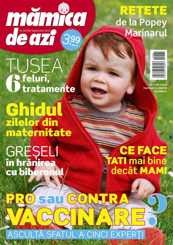 Revista Mamica de azi ~~ Pro sau contra vaccinare? ~~ Septembrie 2013