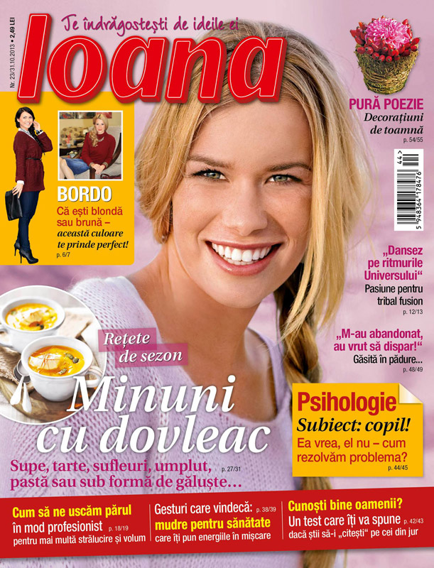 Revista Ioana ~~ Retete de sezon: minuni cu dovleac ~~ 31 Octombrie 2013