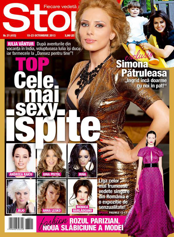 Revista STORY Romania ~~ Coverstory: Top cele mai sexy ispite ~~ 10 Octombrie 2013