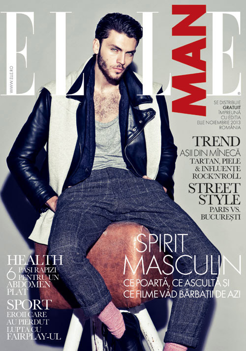 Revista ELLE MAN Romania ~~ Spirit masculin ~~ Noiembrie 2013