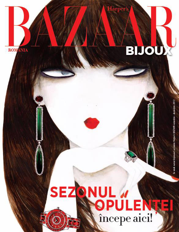 Harpers Bazaar Bijoux ~~ Sezonul opulentei ~~ Noiembrie-Decembrie 2013