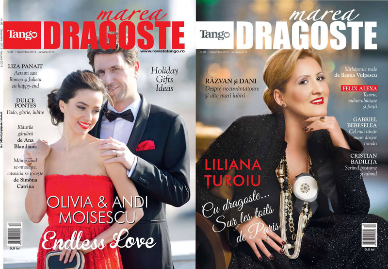 TANGO Marea Dragoste ~~ Coperta: Olivia si Andi Moisescu si Liliana Turoiu ~~ Decembrie 2013 - Ianuarie 2014