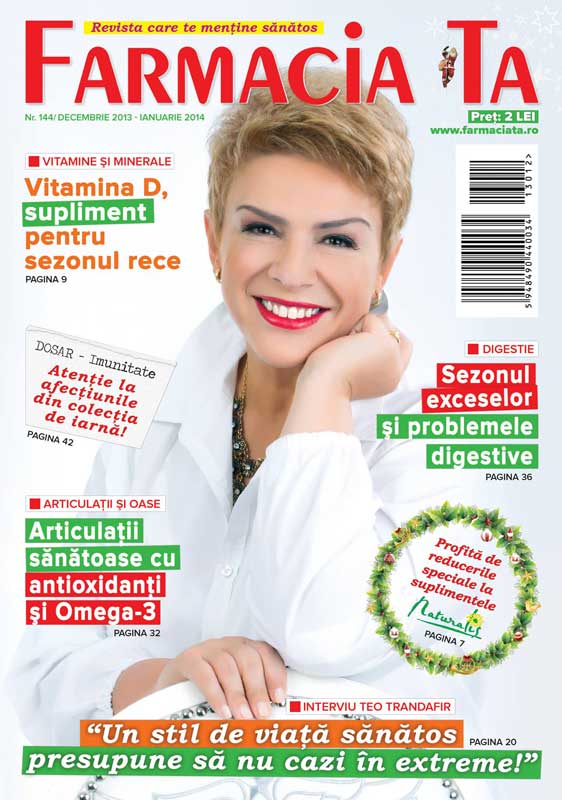 Farmacia Ta ~~ Coperta: Teo Trandafir ~~ Decembrie 2013 - Ianuarie 2014