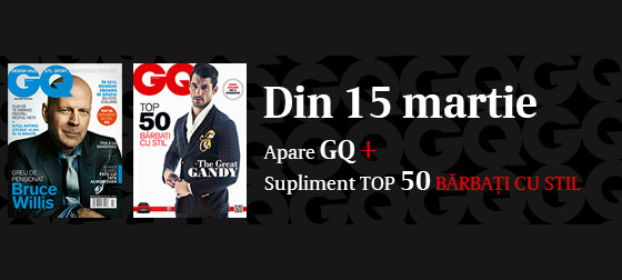 Promo GQ Romania ~~ Supliment TOP 50 BARBATI CU STIL ~~ Primavara 2013