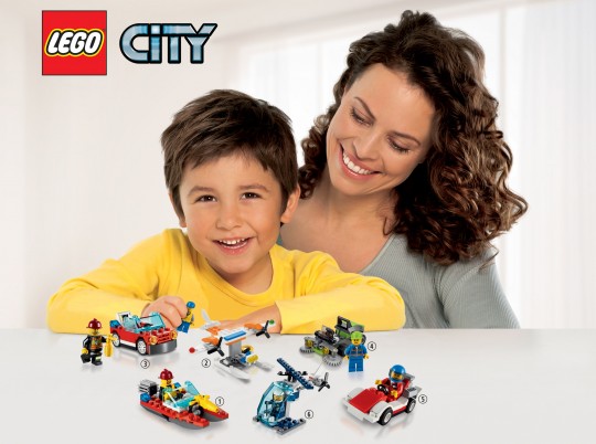 6 Jucarii din seria LEGO CITY ~~ impreuna cu Gazeta Sporturilor ~~ Pret: 15 lei/bucata ~~ 28 Ianuarie - 4 Martie  2014