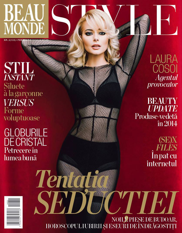 Beau Monde Style ~~ Coperta: Laura Cosoi ~~ Februarie 2014