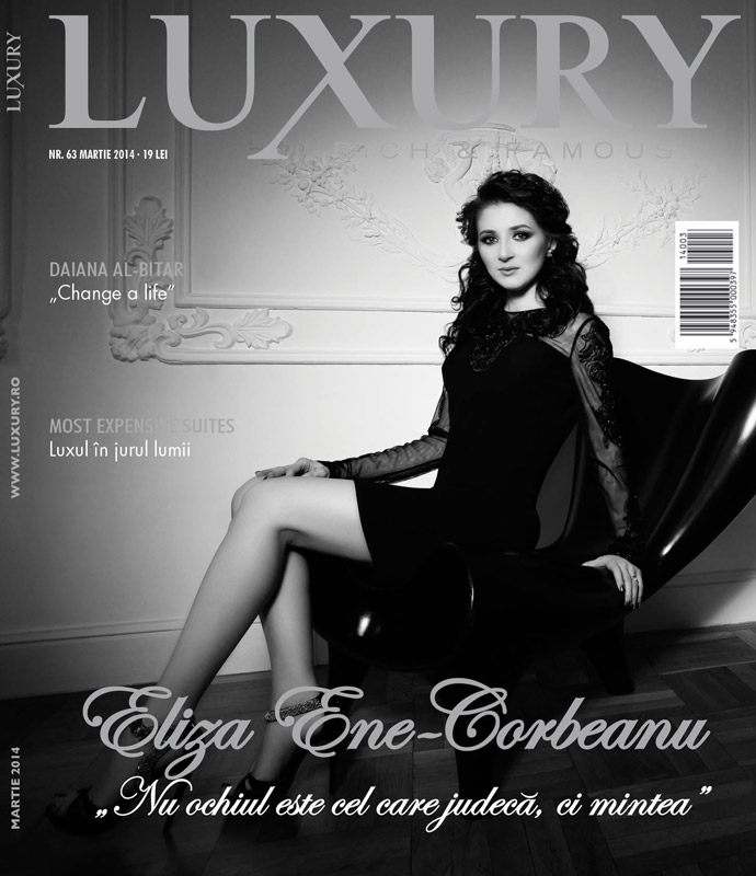Luxury Magazine ~~ Coperta: Eliza Ene-Corbeanu ~~ Martie 2014