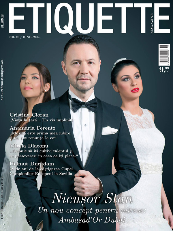 Etiquette Magazine ~ Coperta: Nicusor Stan ~ Iunie 2014 ~~ Pret: 10 lei
