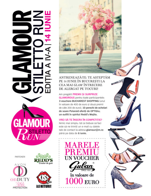 Glamour Stiletto Run ~~ Editia a 4-a, Bucuresti 14 Iunie 2014