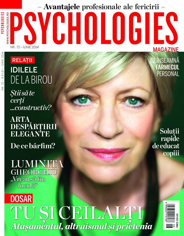 Psychologies Romania ~~ Coperta: Luminita Ghoerghiu ~~ Iunie 2014