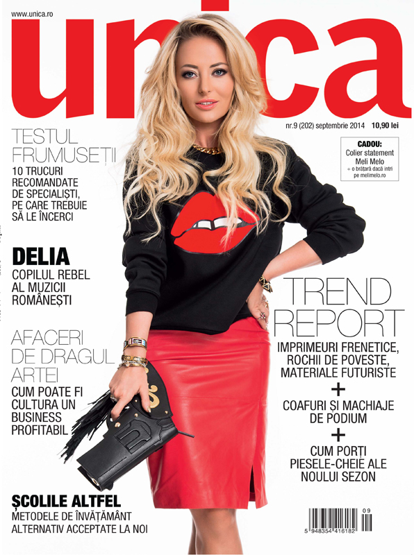 Unica ~~ Coperta: Delia ~~ Septembrie 2014
