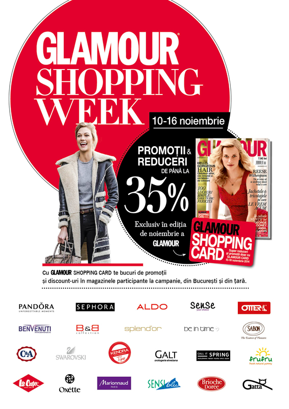 Glamour Shopping Week ~~ 10-16 Noiembrie 2014