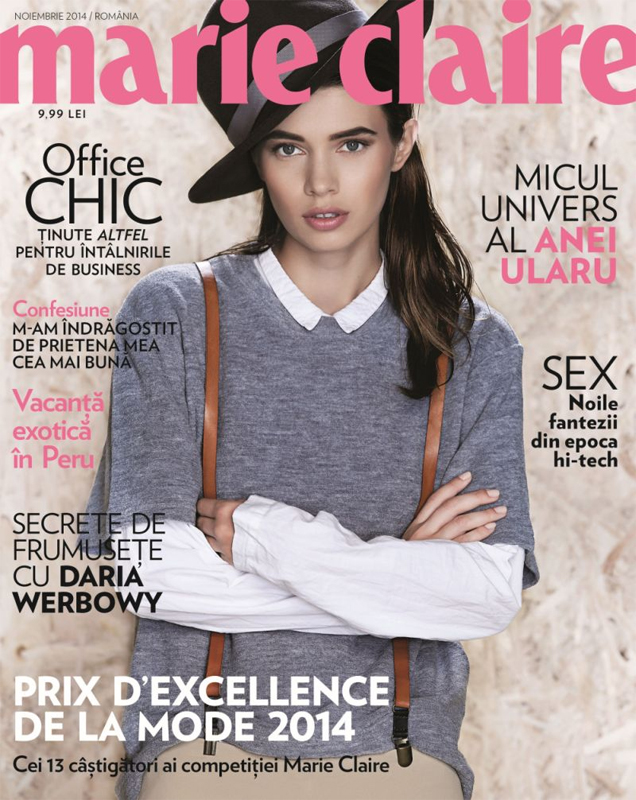 Marie Claire Romania ~~ Prix d\'Excelence de la Mode 2014 ~~ Noiembrie 2014
