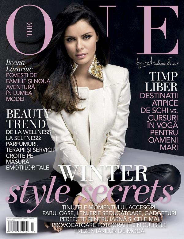 The One Magazine ~~ Coperta: Ileana Lazariuc ~~ Ianuarie-Februarie 2015