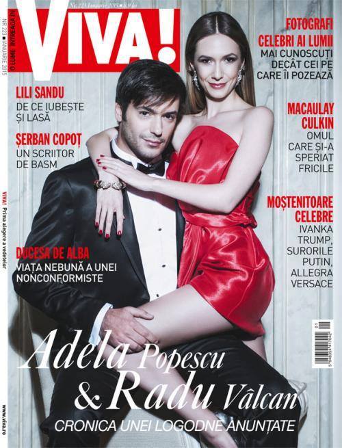 VIVA! ~~ Coperta: Adela Popescu si Radu Valcan ~~ Ianuarie 2015