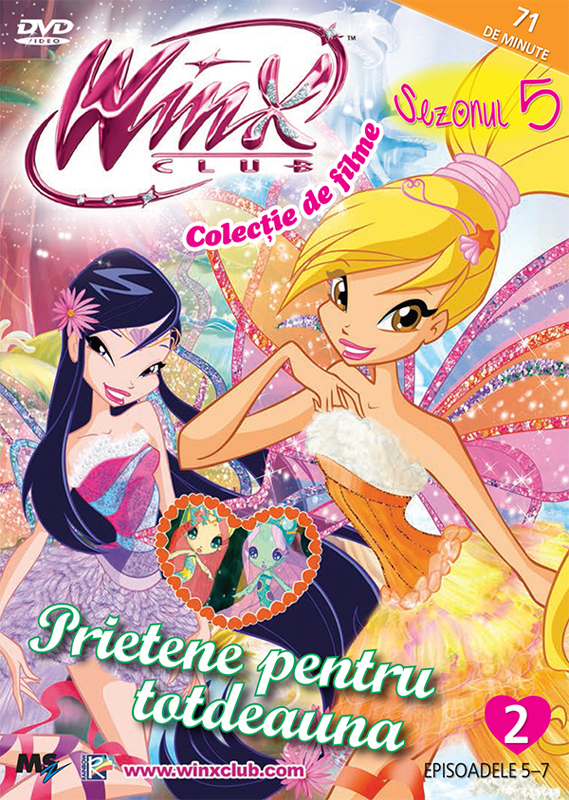 Winx Club ~~ Sezonul 5, DVD 2 ~~ Prietene pentru totdeauna ~~ Noiembrie 2014 ~~ Pret: 15 lei
