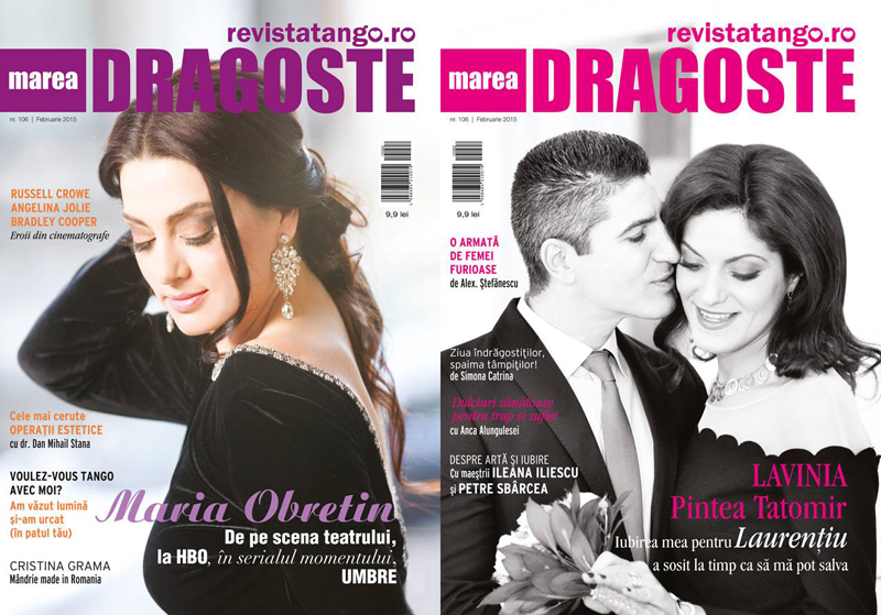 Tango Marea Dragoste ~~ Coperta: Maria Obretin si Lavinia Pintea Tatomir ~~ Februarie 2015