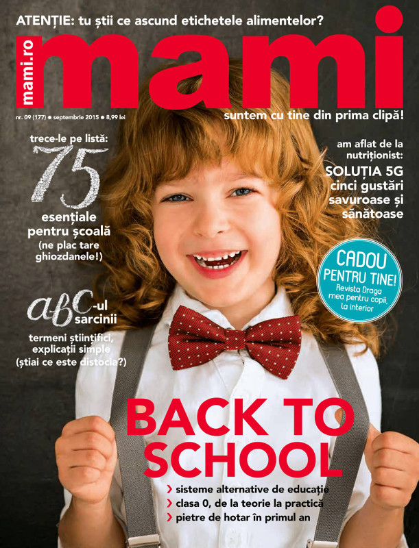Revista MAMI ~~ Back to school ~~ Septembrie 2015