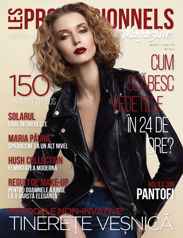 Les Professionnels Magazine ~~ Coperta 2: Natalia Onofrei ~~ Nr. 13, Toamna 2015 ~~ Pret: 29 lei