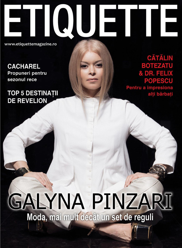Etiquette Magazine ~~ Coperta: Galyna Pinzari ~~ Nr 34 / 2015 ~~ Pret: 10 lei
