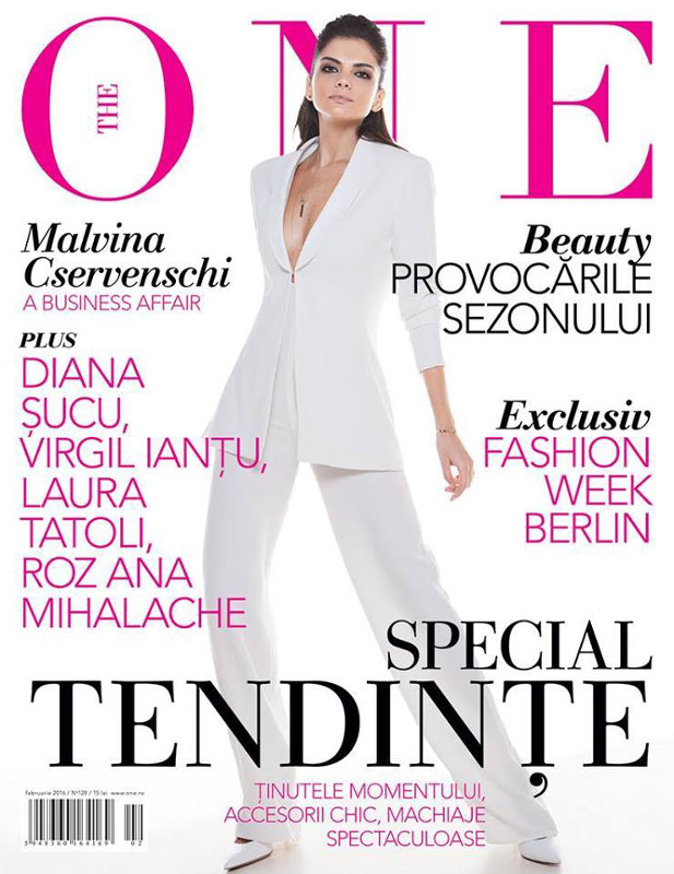 The One Magazine ~~ Coperta: Malvina Cservenschi ~~ Februarie 2016