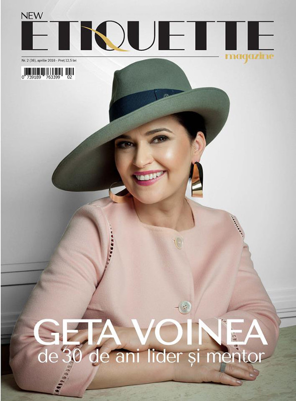 Etiquette Magazine ~~ Coperta: Geta Voinea ~~ Aprilie 2016