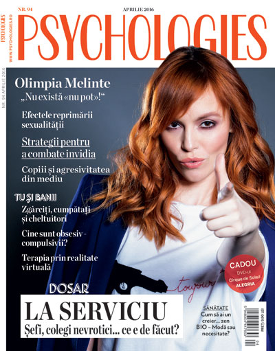 Psyghologies Romania ~~ Coperta: Olimpia Melinte ~~ Aprilie 2016