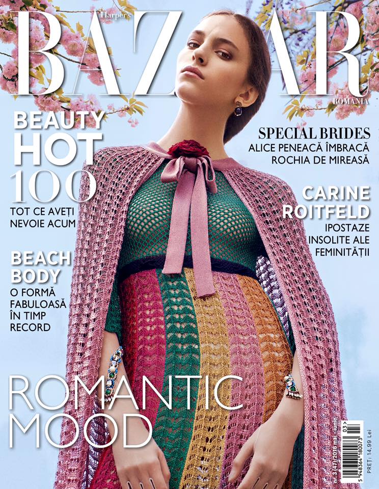 Harpers Bazaar Romania ~~ Romantic Mood ~~ Mai-Iunie 2016
