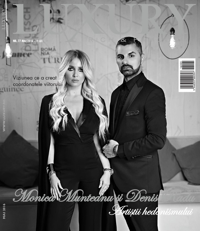 Luxury Magazine Romania ~~ Coperta: Monica Munteanu si Denis Radu ~~ Mai 2016