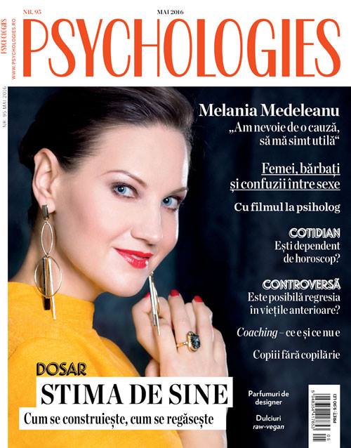 Psychologies Romania ~~ Coperta: Melania Medeleanu ~~ Mai 2016