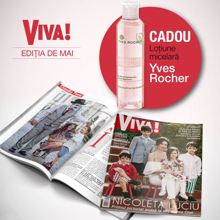 Promo pentru editia de Mai a revistei VIVA! ~~ Pret pachet: 9 lei