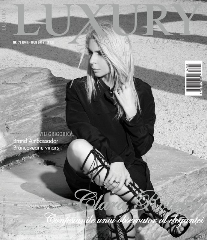 Luxury Magazine Romania ~~ Coperta; Clara Rotescu ~~ Iunie-Iulie 2016