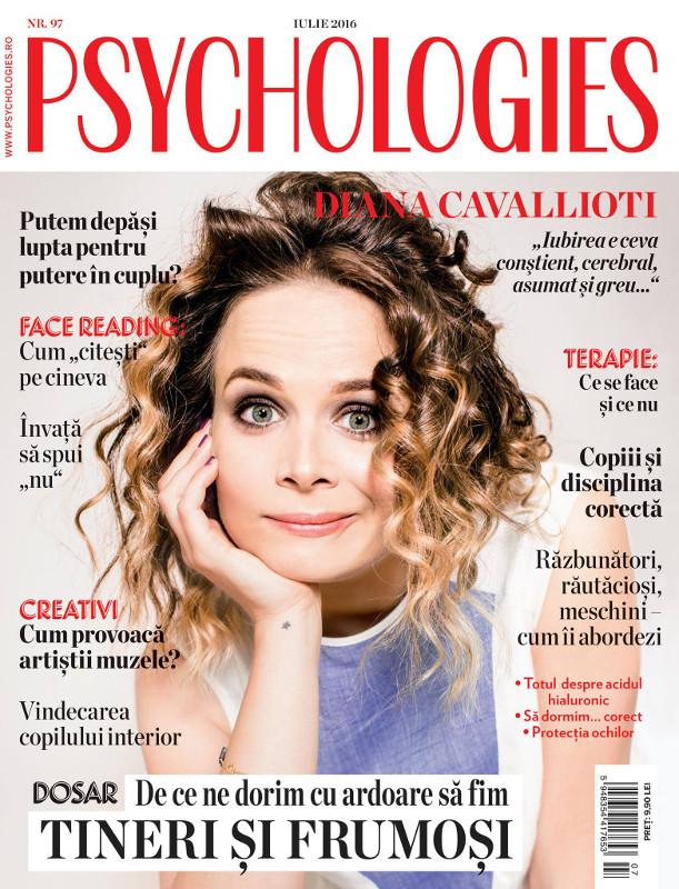 Psychologies  Magazine Romania ~~ Coperta: Deana Cavallioti ~~ Iulie 2016