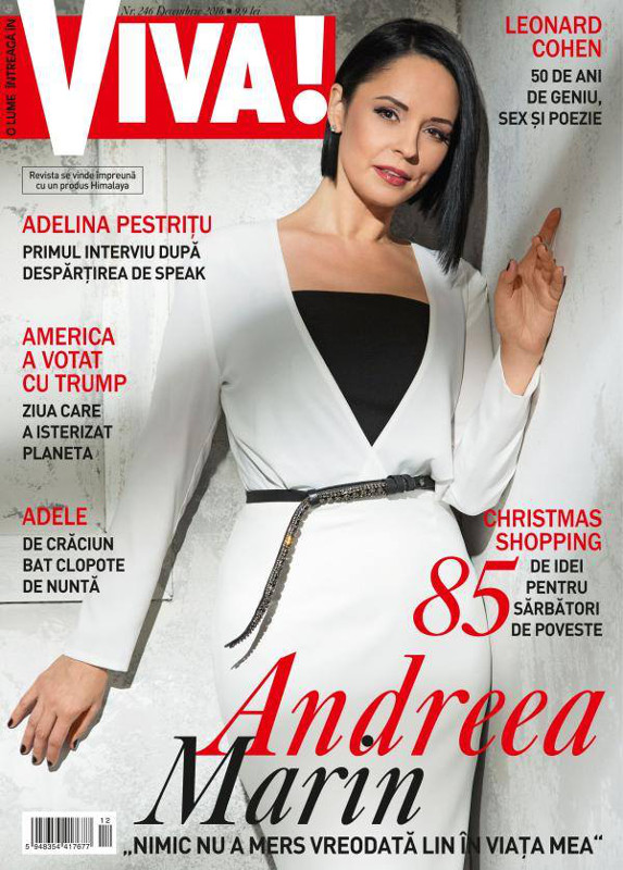 Revista VIVA! ~~ Coperta: Andreea Marin ~~ Decembrie 2016