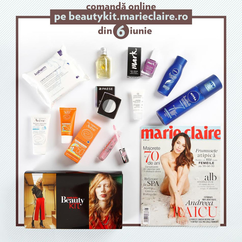 Marie Claire Beauty Kit ~~ din 6 Iunie 2017 ~~ Pret: 79 lei