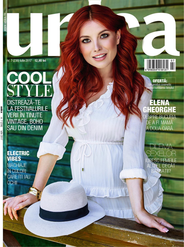 Revista UNICA ~~ Coperta: Elena Gheorghe ~~ Iulie 2017