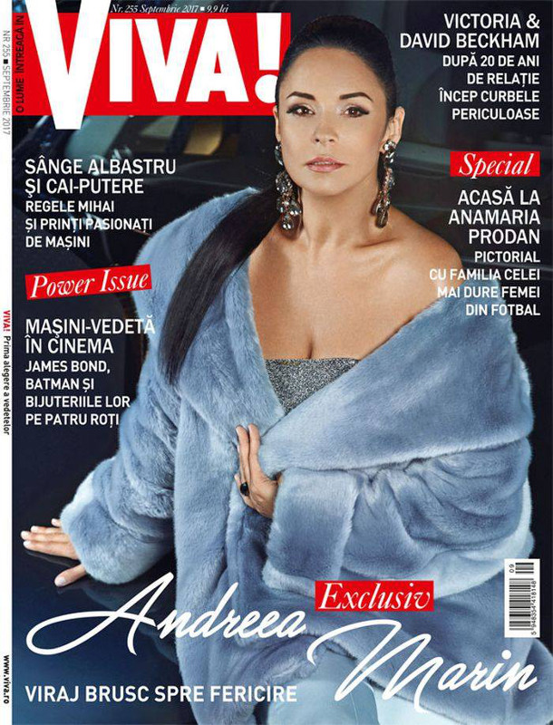 Revista VIVA! ~~ Coperta:  Andreea Marin ~~ Septembrie 2017
