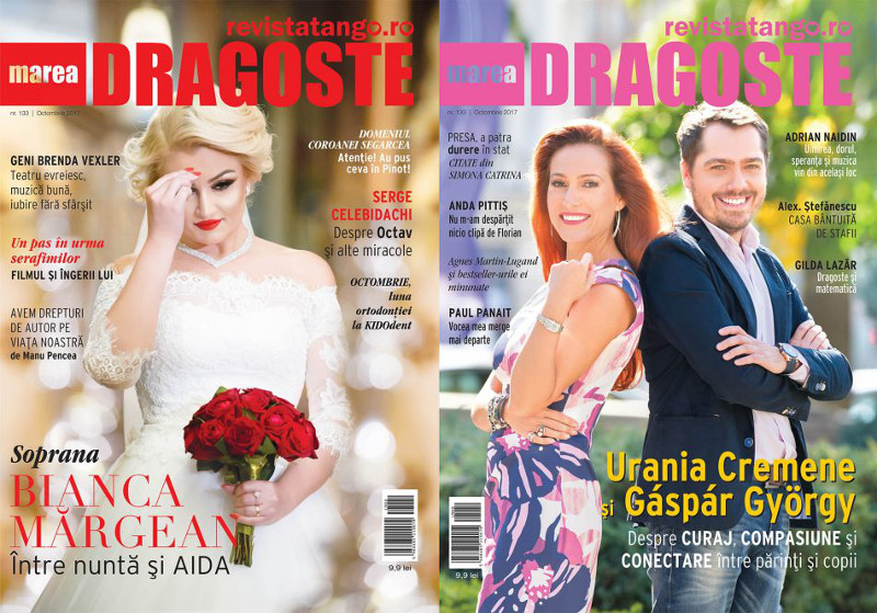 Tango - Marea Dragoste ~~  Coperta: Bianca Margean, Urania Cremene si Gaspar Gyorgy ~~ Octombrie 2017