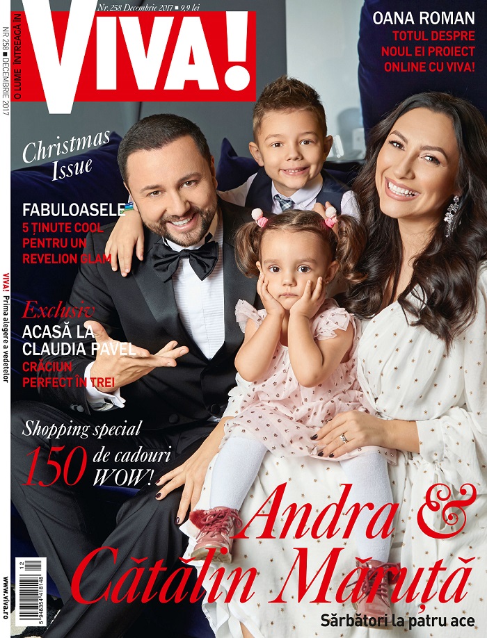 Revista VIVA! ~~ Coperta: Andra si Catalin Maruta ~~ Decembrie 2017
