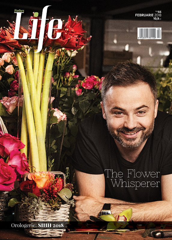 Forbes Life Romania ~~ Coperta: The Flower Whisperer ~~ Februarie 2018
