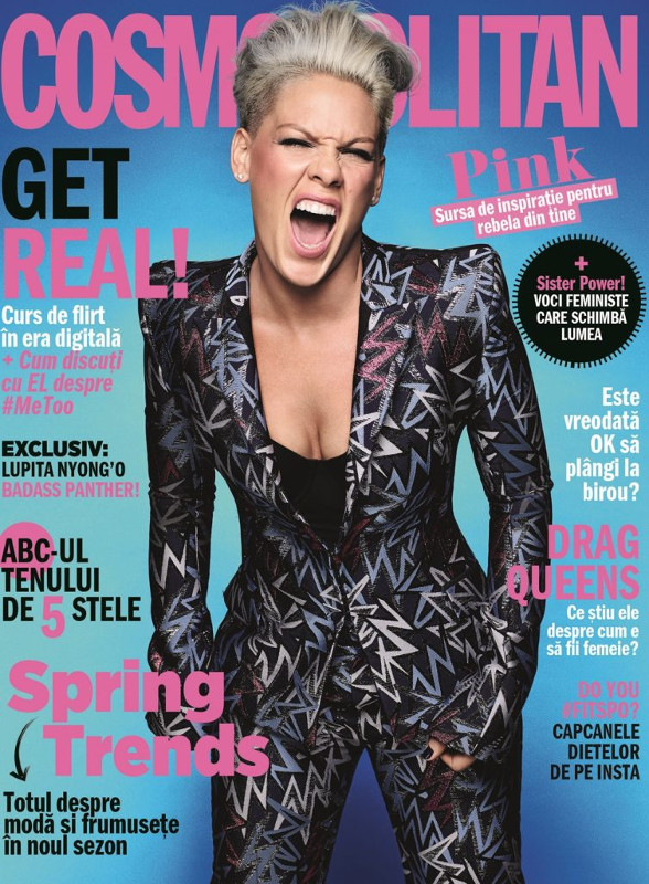 Cosmopolitan Magazine Romania ~~ Coperta: Pink ~~ Martie 2018