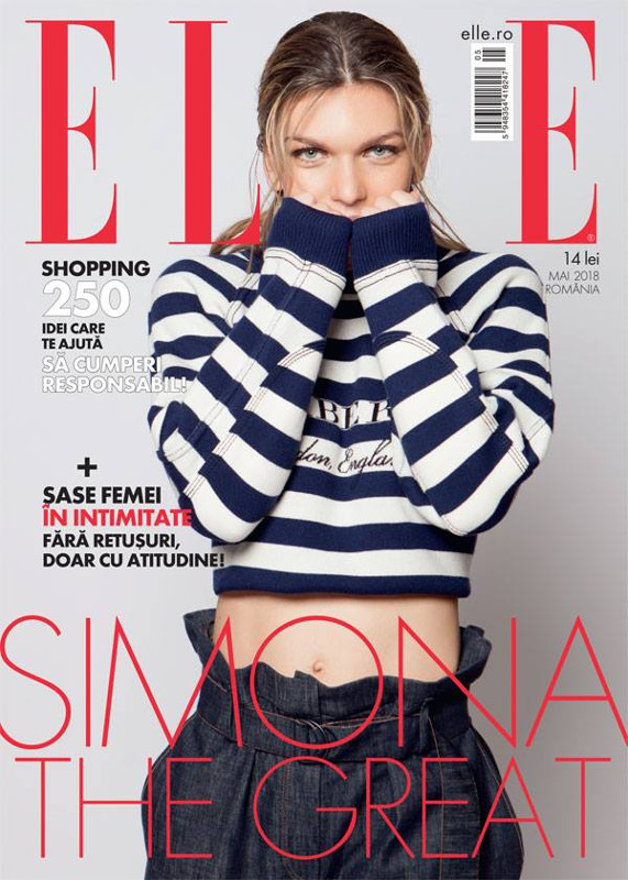 Elle Magazine Romania ~~ Coperta: Simona Halep ~~ Mai 2018
