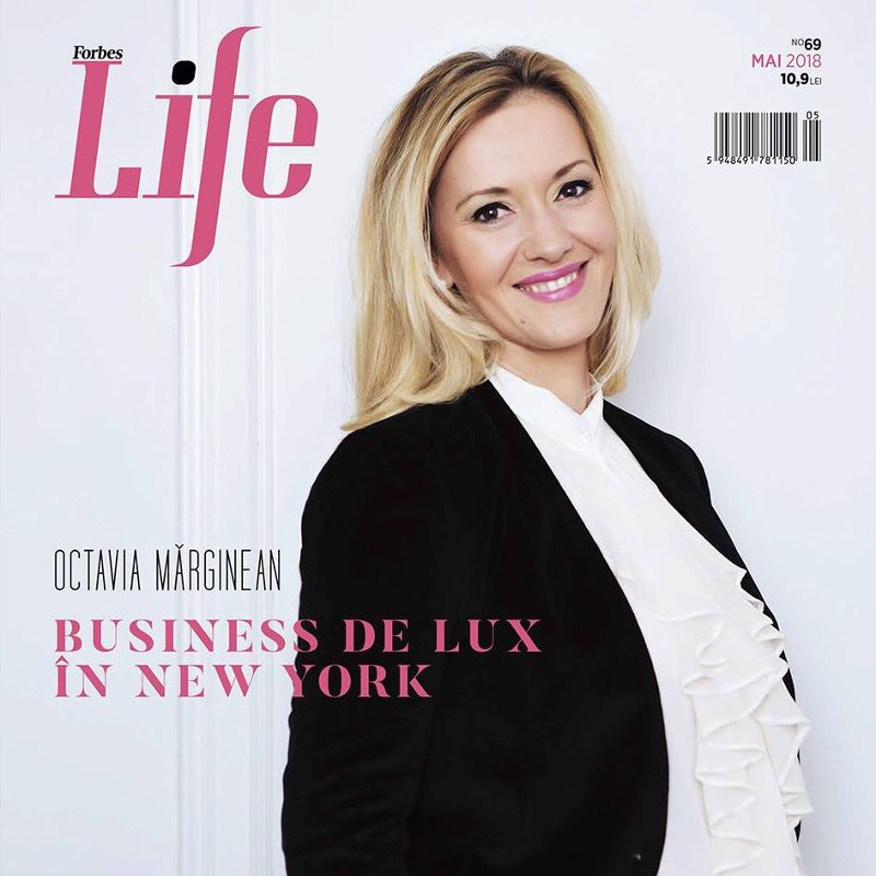 Forbes Life Romania ~~ Coperta: Octavia Marginean ~~ Mai 2018