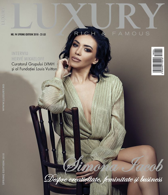 Luxury Magazine Romania  ~~ Coperta: Simona Iacob ~~ Editia de primavara 2018