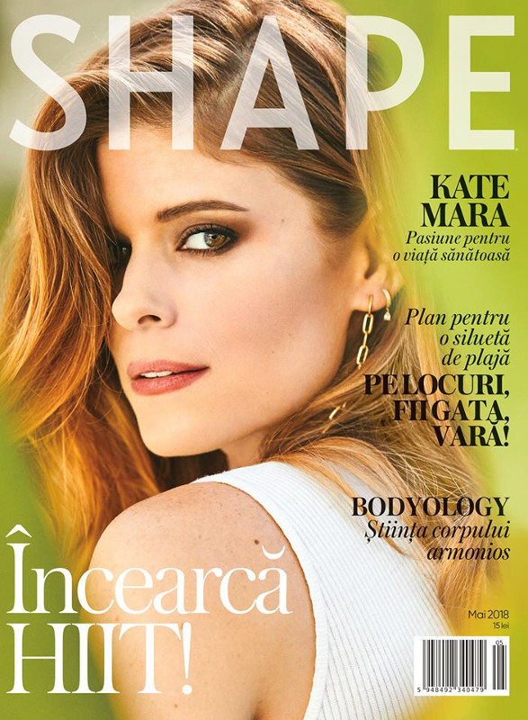 Shape Magazine Romania ~~ Coperta: Kate Mara ~~ Mai 2018